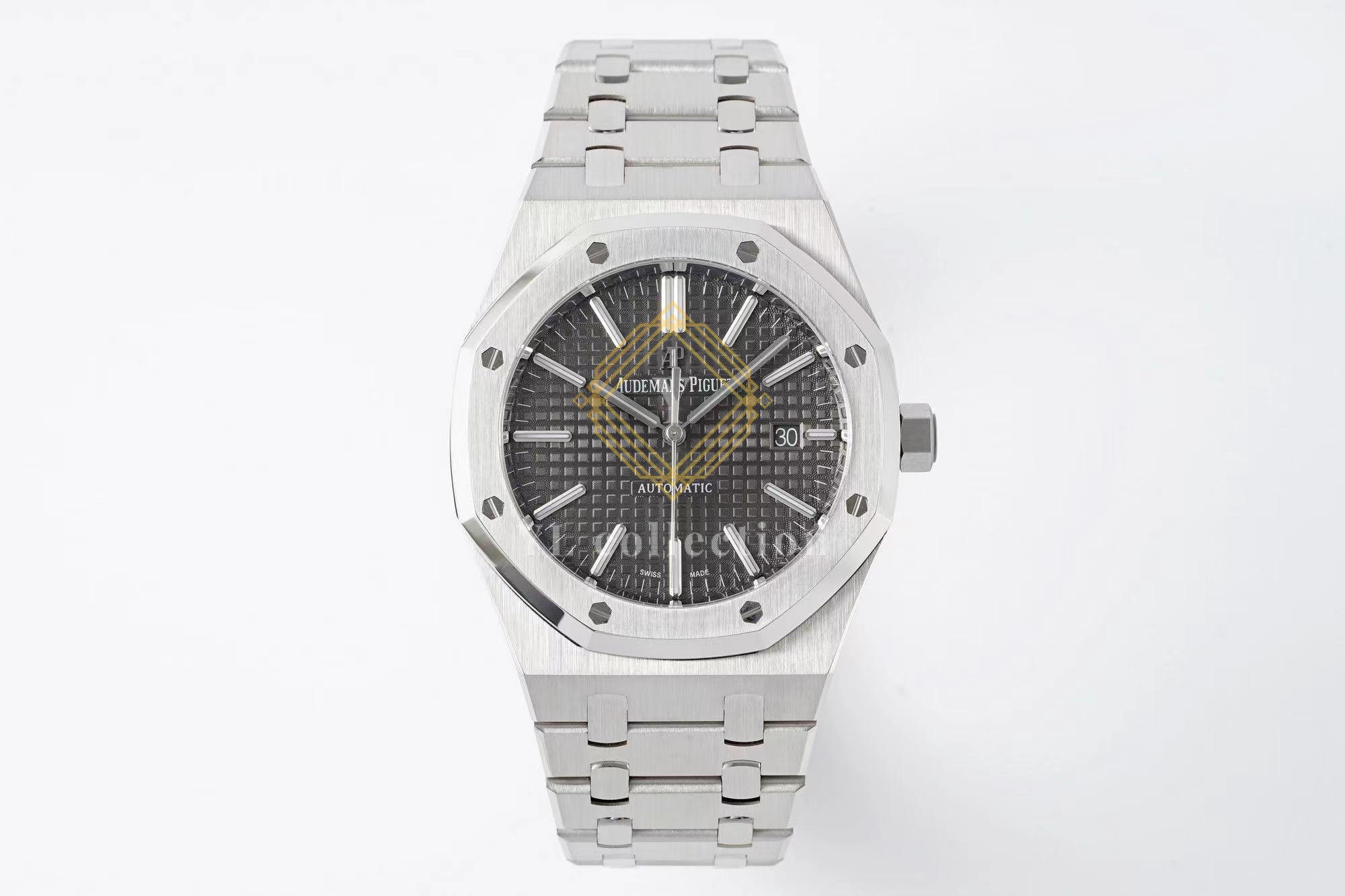 오데마피게 로얄오크 41mm 15400 그레이