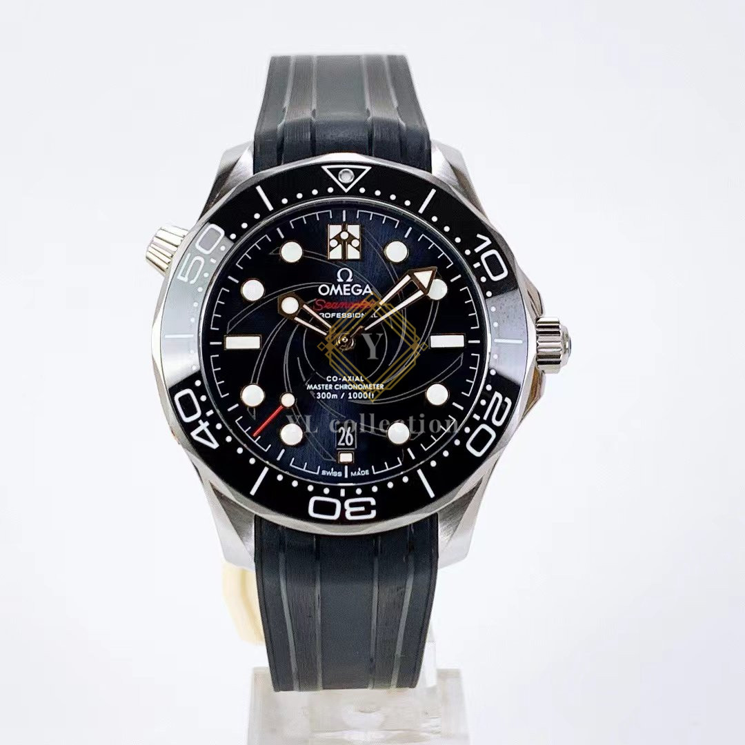 오메가 씨마스터 다이버 300M 007 제임스 본드 42mm 블랙