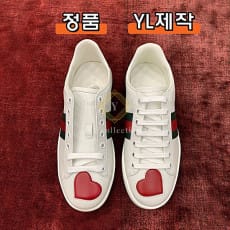 구찌 하트 에이스 스니커즈