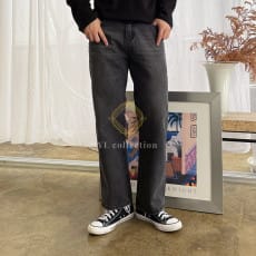 남자 흑청바지