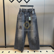 발렌시아가 타투 배기 팬츠
