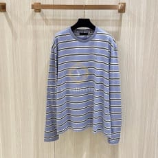프라다 멀티 스트라이프 저지 티셔츠